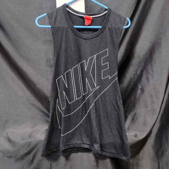 Nike Black Logo Tank Top Athletic Wear - Picture 8 of 12